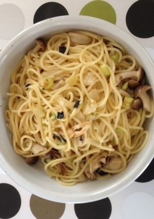 キノコのバター醤油パスタ-レシピのメイン写真