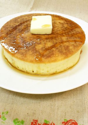 丸くふっくらなホットケーキ-レシピのメイン写真