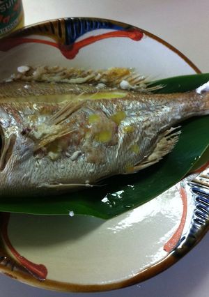 鯛の塩焼き、シークワーサーがけ-レシピのメイン写真