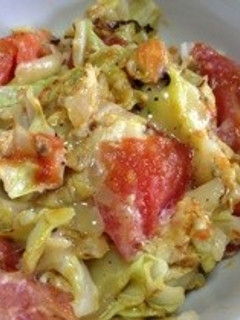 トマトとキャベツの玉子丼-レシピのメイン写真
