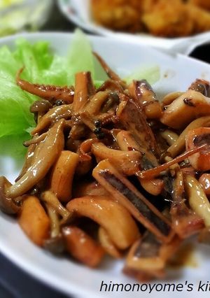 干物で時短☆一夜干しのオイマヨ炒め-レシピのメイン写真