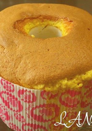 パッションフルーツオレンジシフォンケーキ-レシピのメイン写真