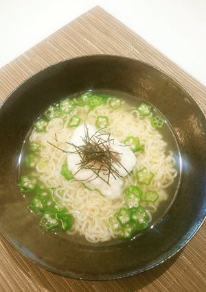 梅とろみ塩ラーメン-レシピのメイン写真