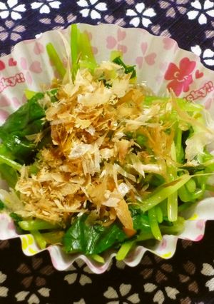 お弁当の箸休めに♬　三つ葉のおかかポン酢-レシピのメイン写真