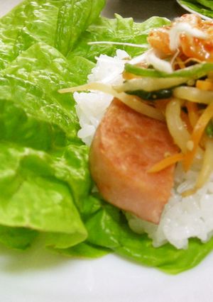 スパムでサムギョプサル風-レシピのメイン写真