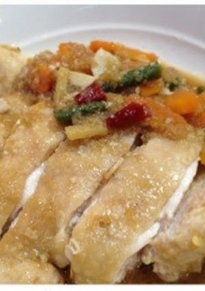 塩麹チキンと野菜蒸し-レシピのメイン写真