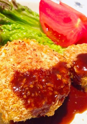 超ヘルシー♪カボチャの焼きコロッケ-レシピのメイン写真