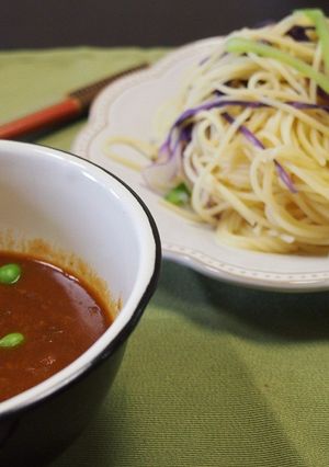 ５分でつけスパ♡カレーミートのつけソース-レシピのメイン写真