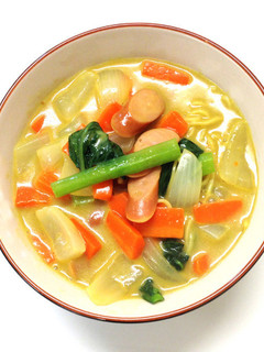 カレーラーメン豆乳アレンジ!-レシピのメイン写真