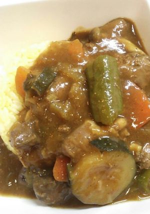 圧力鍋で♪鶏レバーのカレー-レシピのメイン写真