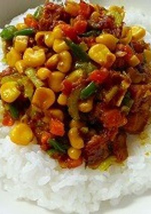 10分でできるスパムドライカレー-レシピのメイン写真