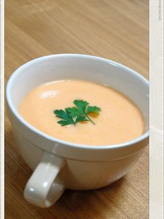 豆腐で作る「キャロット豆乳スープ」-レシピのメイン写真