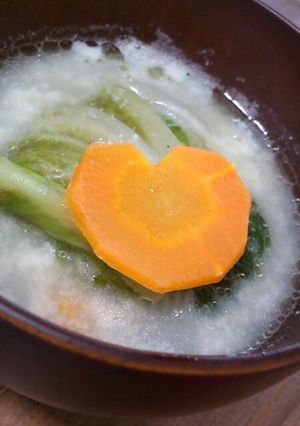 白菜包合挽肉の豆乳汁-レシピのメイン写真