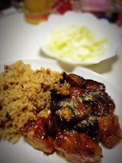 鶏肉とナスの甘辛炒め-レシピのメイン写真