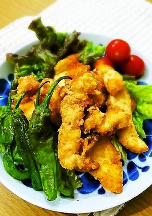 節約糖質オフ♪鶏むね肉のにんにく揚げ-レシピのメイン写真