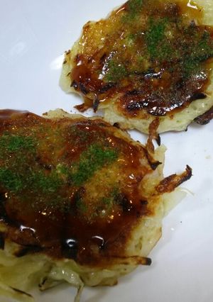 ふわふわとろとろ鶏むね肉でお好み焼き-レシピのメイン写真