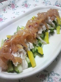 ☆きゅうり&ササミ&くらげの中華サラダ☆-レシピのメイン写真