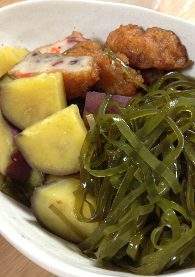 さつまいも＆切り昆布の煮物-レシピのメイン写真