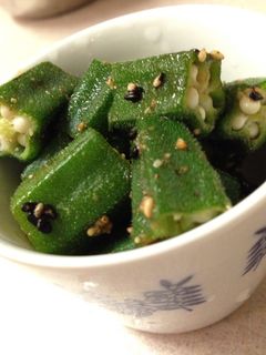 オクラのごま和え〜野菜一つでもう一品〜-レシピのメイン写真
