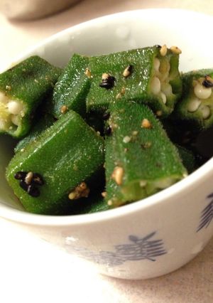 オクラのごま和え〜野菜一つでもう一品〜-レシピのメイン写真