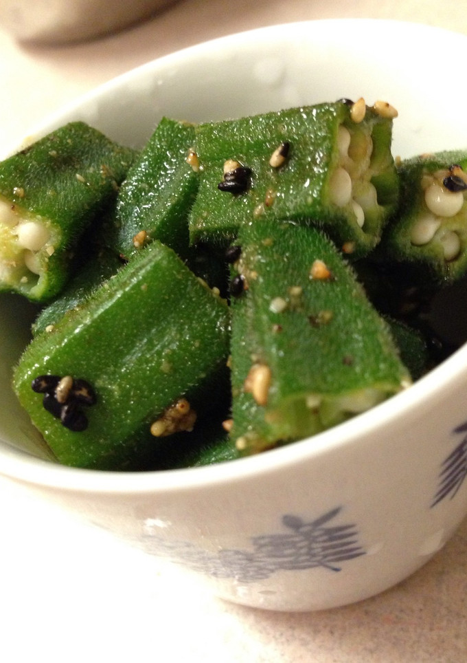 オクラのごま和え〜野菜一つでもう一品〜-レシピのメイン写真