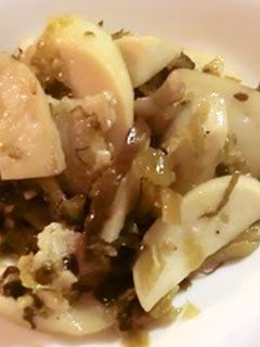超簡単!エリンギの高菜炒め-レシピのメイン写真