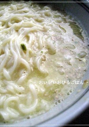 サッポロ一番かるぼな塩ラーメン&茶碗蒸し-レシピのメイン写真
