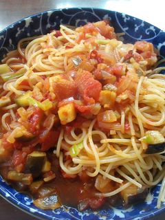 野菜たっぷりトマトパスタ-レシピのメイン写真