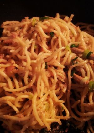 簡単美味しすぎ!!絶品たらこそば☆-レシピのメイン写真