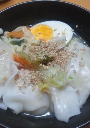 野菜たっぷりワンタン塩ラーメン-レシピのメイン写真