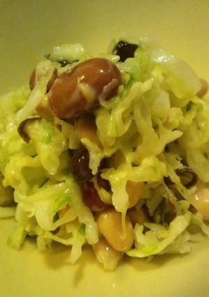 豆がたくさん食べられるコールスロー-レシピのメイン写真