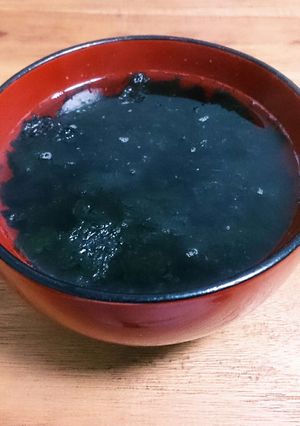 熱湯注いで出来上がり！即席のり汁-レシピのメイン写真