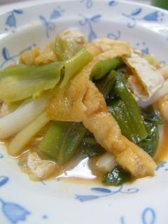 葱と油揚げのぬた-レシピのメイン写真