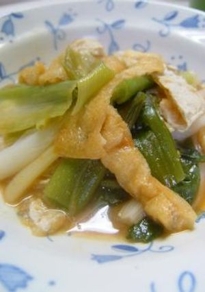 葱と油揚げのぬた-レシピのメイン写真