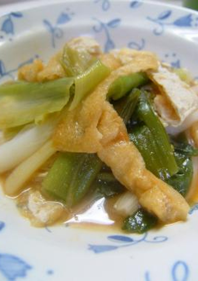 葱と油揚げのぬた-レシピのメイン写真