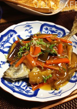 鯵の丸揚げ 野菜甘酢あんかけ-レシピのメイン写真