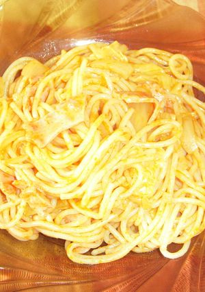 春きゃべつのホット・ナポリタン-レシピのメイン写真