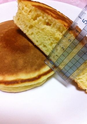 ふんわり分厚いホットケーキ♪-レシピのメイン写真