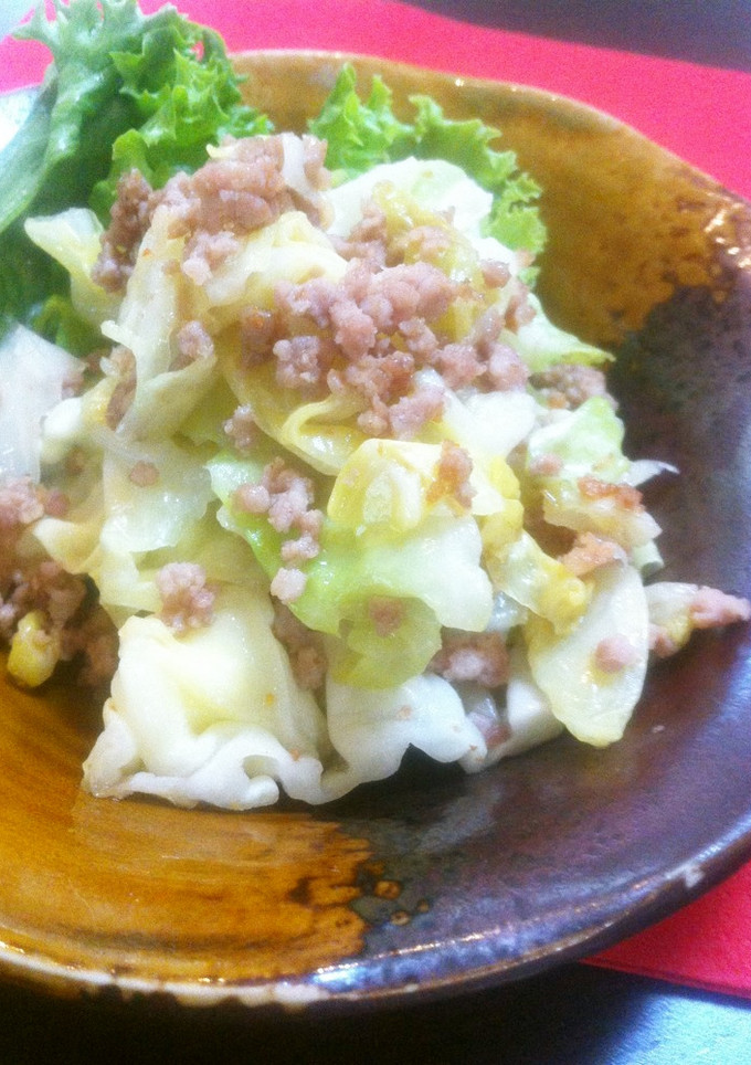 後一品　簡単☆キャベツ大量消費　中華風-レシピのメイン写真