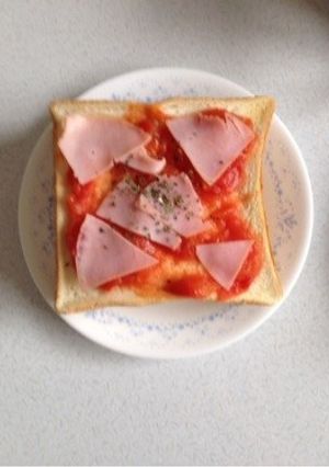 朝食に☆ハムトマトースト-レシピのメイン写真