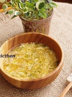 えのきと卵のスープ-レシピのメイン写真