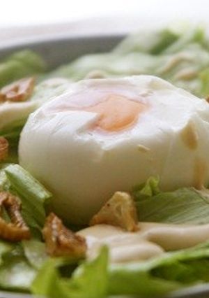 自宅で簡単＆お店の味　半熟卵のサラダ-レシピのメイン写真