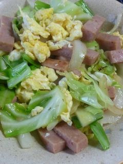 ☆スパム入り♪ 簡単野菜炒め☆-レシピのメイン写真