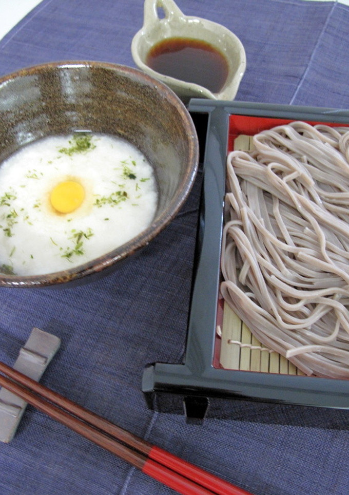 とろろ月見そば-レシピのメイン写真