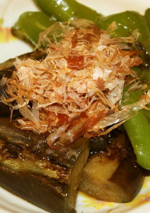 ナスとピーマンの焼き浸し-レシピのメイン写真