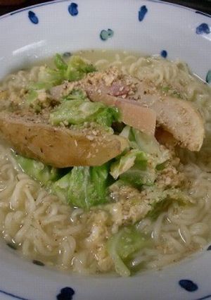 バター醤油の具のっけ塩ラーメン-レシピのメイン写真