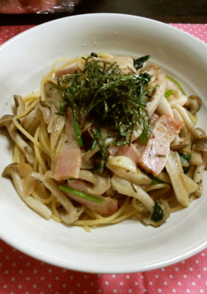 簡単♡和風きのこパスタ～ゆず胡椒風味～-レシピのメイン写真