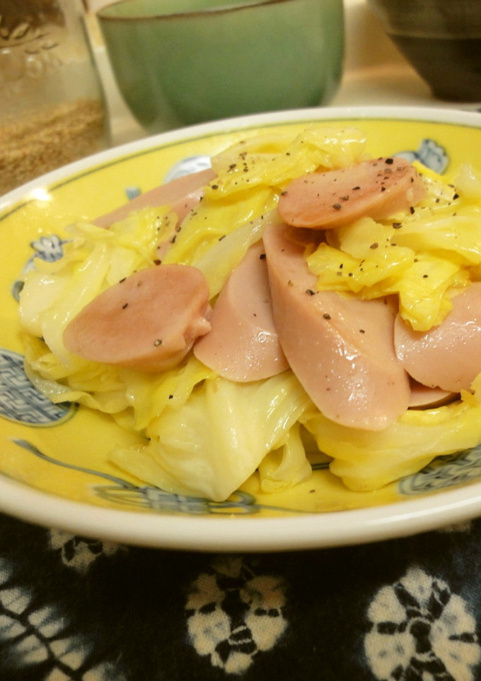 ＊簡単＊ソーセージとキャベツの炒め物＊-レシピのメイン写真