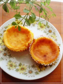 簡単♪プチサイズの♡ベイクドチーズケーキ-レシピのメイン写真