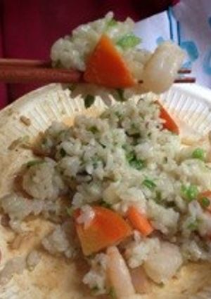 BBQ de エビピラフ 簡単!-レシピのメイン写真